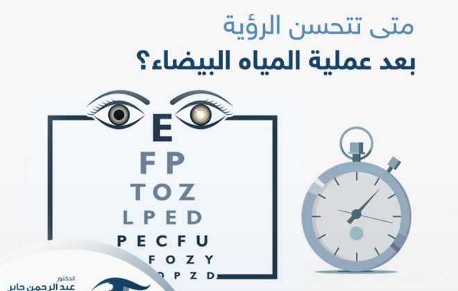 متى تتحسن الرؤية بعد عملية المياه البيضاء