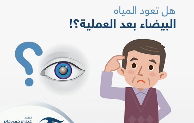 هل تعود المياه البيضاء بعد العملية